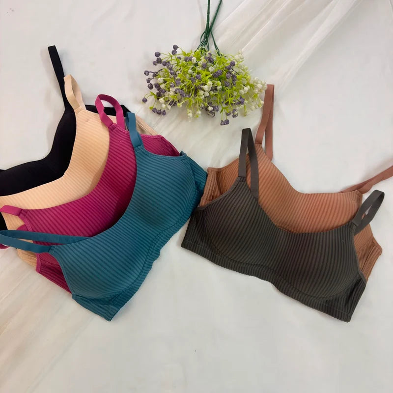 Seamless Bra( Premium Thick Strap Back Open )