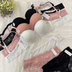 Plain Bridal Bra Set