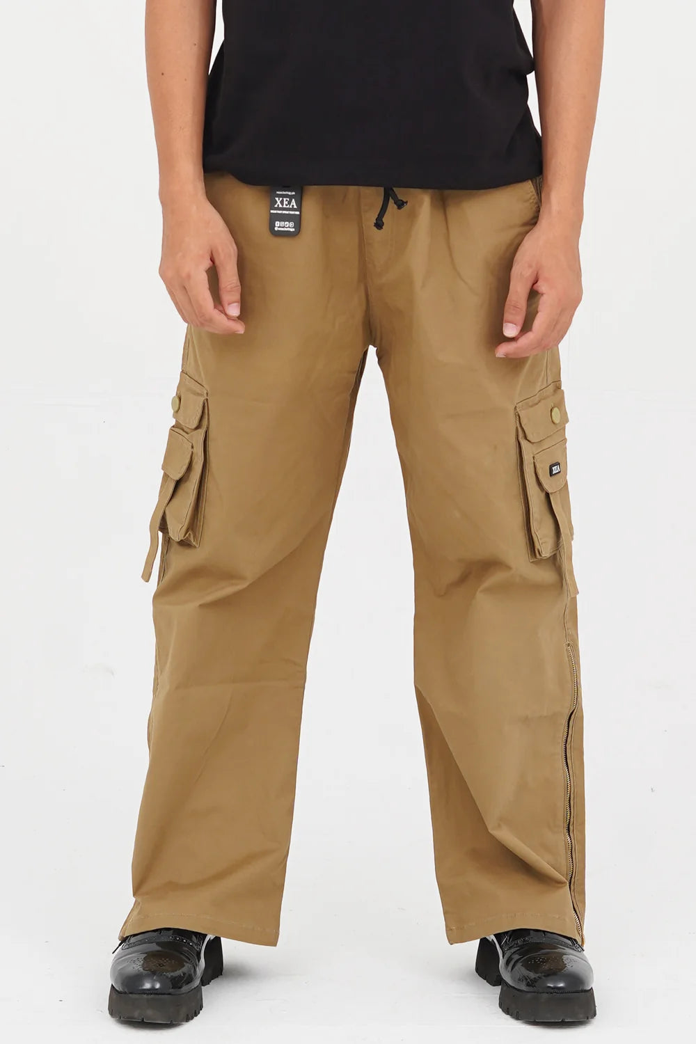 Streetwear Cargo Pants Tan