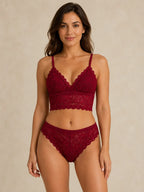 Net Bra and Panty Set
