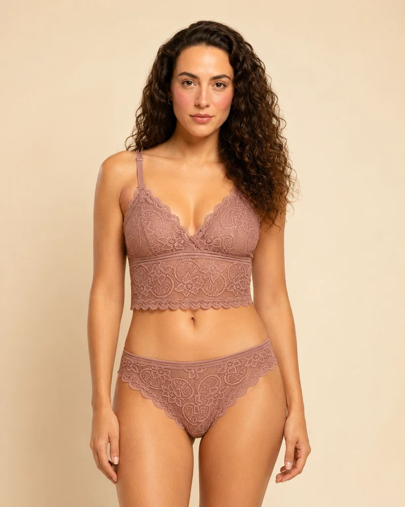 Net Bra and Panty Set