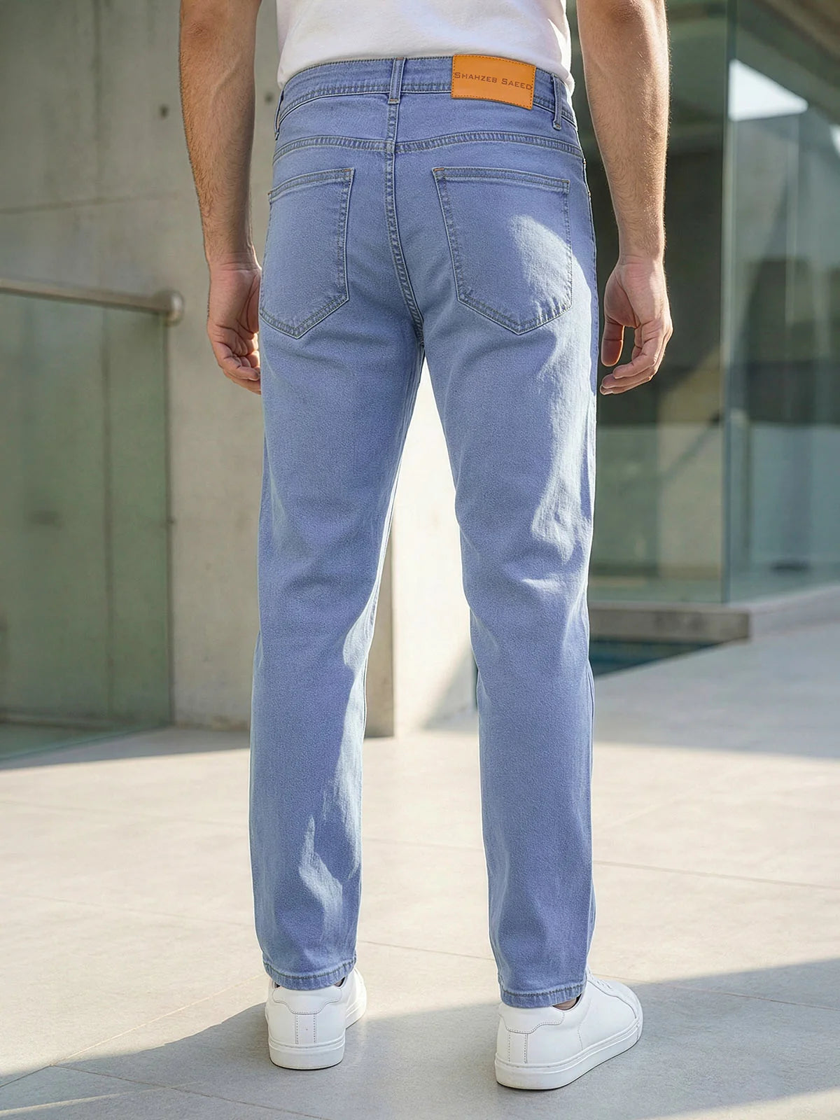 Blue Straight Fit Jeans