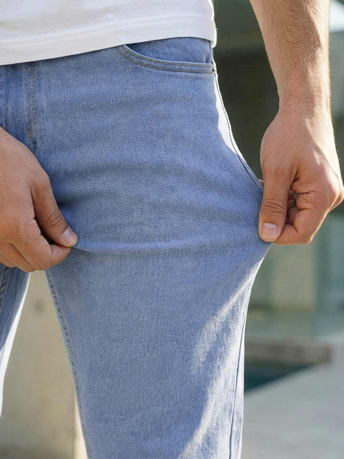 Blue Straight Fit Jeans
