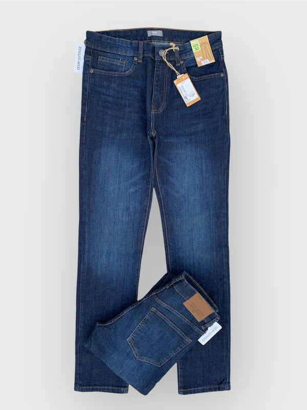 Men's Slim Fit Dark Blue Jean