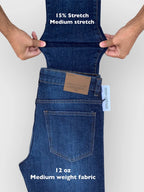 Men's Slim Fit Dark Blue Jean