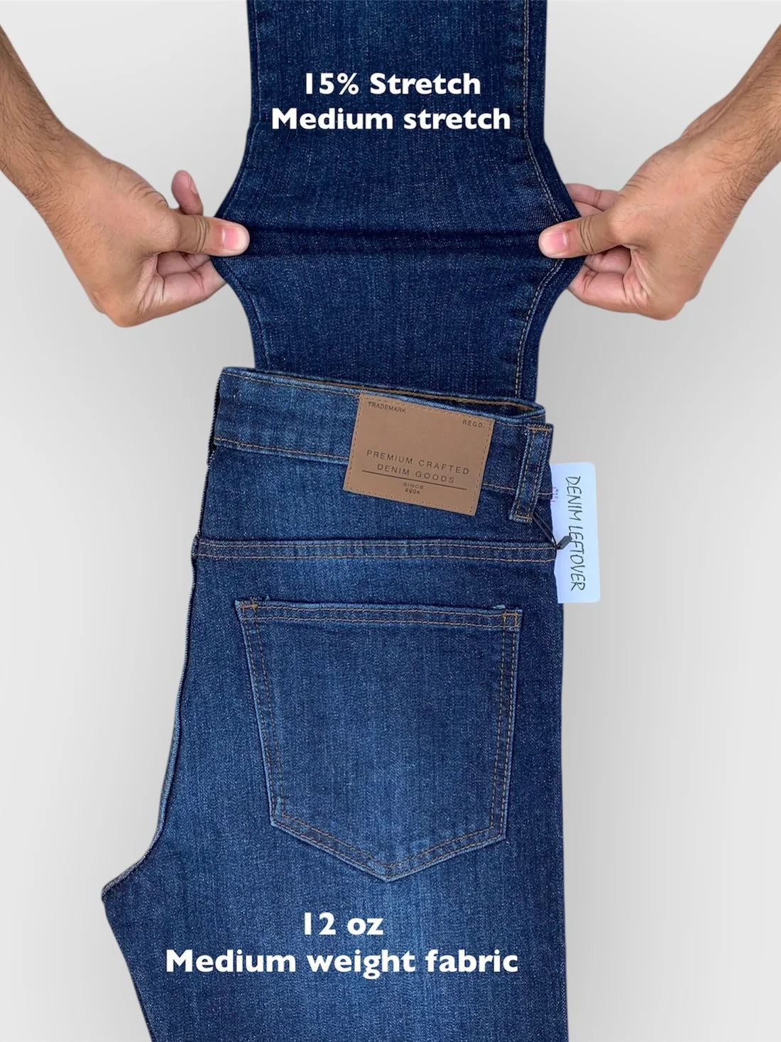 Men's Slim Fit Dark Blue Jean