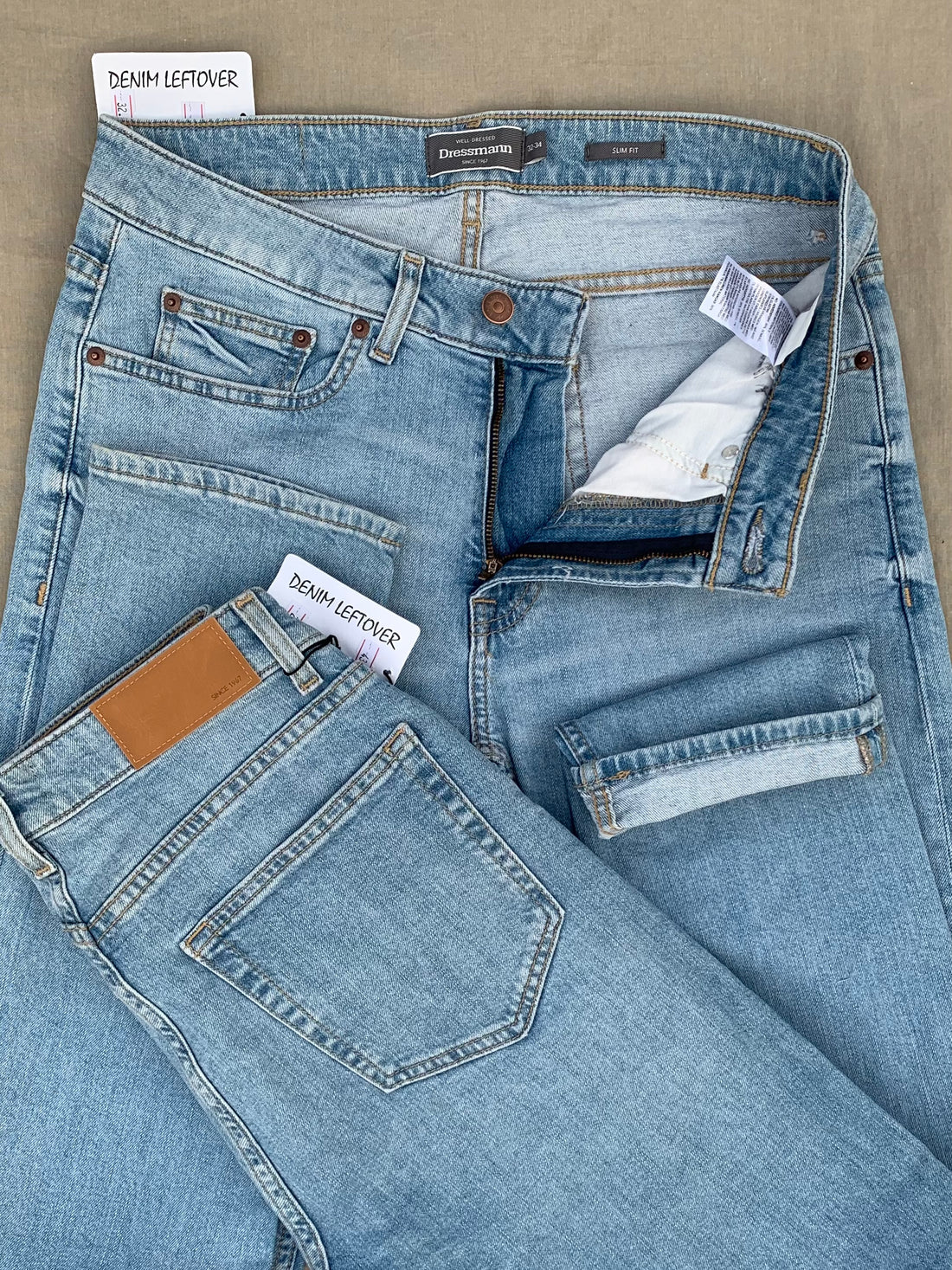 Men's Slim Fit Light Blue Jean