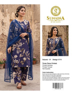 Sunaina Vol-47 Pack Of 16 Suits Unstitched