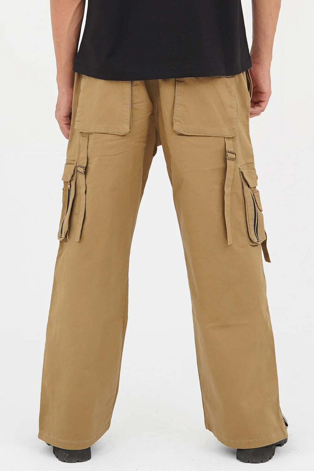 Streetwear Cargo Pants Tan